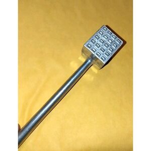 Vintage Androck Aluminum Meat Tenderizer Waffle Hammer ESSUS Reg'd USA
